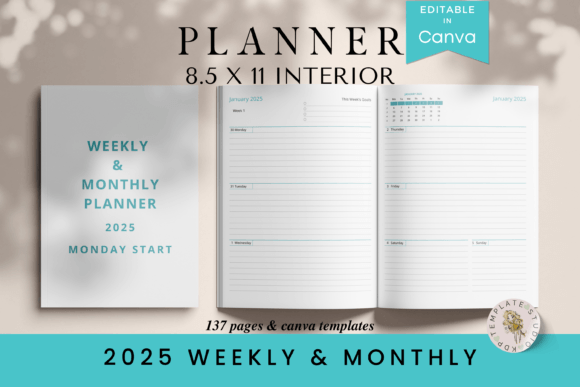 2025 Weekly Monthly Dated Planner: A Game-Changer for Organized Living