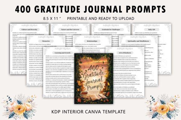 400 Gratitude Journal Prompts: A Powerful Tool for Personal Growth and Mindfulness