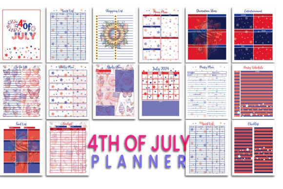 4th of July Planner