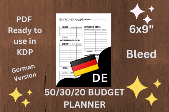 50-30-20 Budget Planner German: Take Control of Your Finances with a Practical Approach