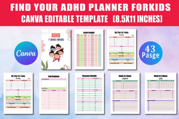 ADHD Planner for Kids: A Practical Tool for Organization and Focus