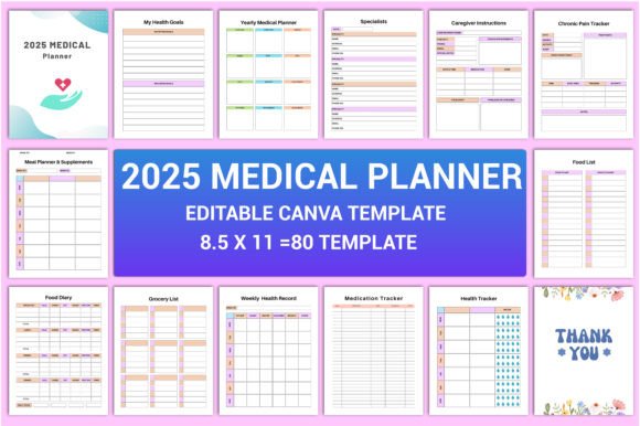 Editable 2025 Medical Planner Interior: A Comprehensive Tool for Health Management