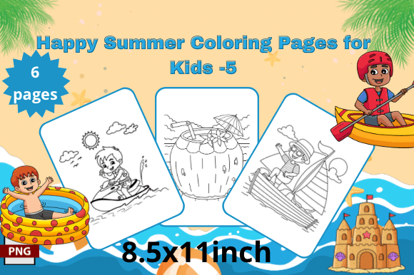 Happy Summer Coloring Pages for Kids -5: A Practical Guide to Choosing and Using the Perfect Digital Art
