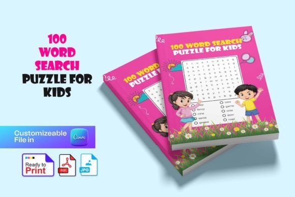 Word Search Puzzle for Kids Interior